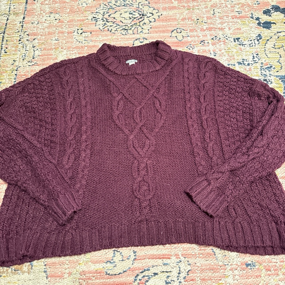 aerie knit sweater.